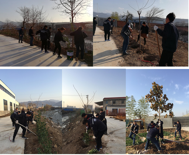 寶雞捷銳“迎春風(fēng)，綠家園”植樹節(jié)(圖1)